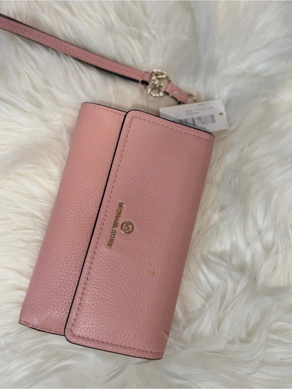 Michael Kors Jet set Boutique Pebbled Leather Wristlet